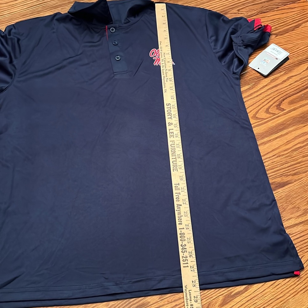 NWT Ole Miss Rebels Polo Navy - Picture 7 of 9